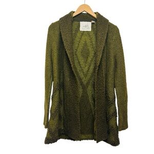 ANTHROPOLOGIE | Angel of the North Equinox Wool Cardigan